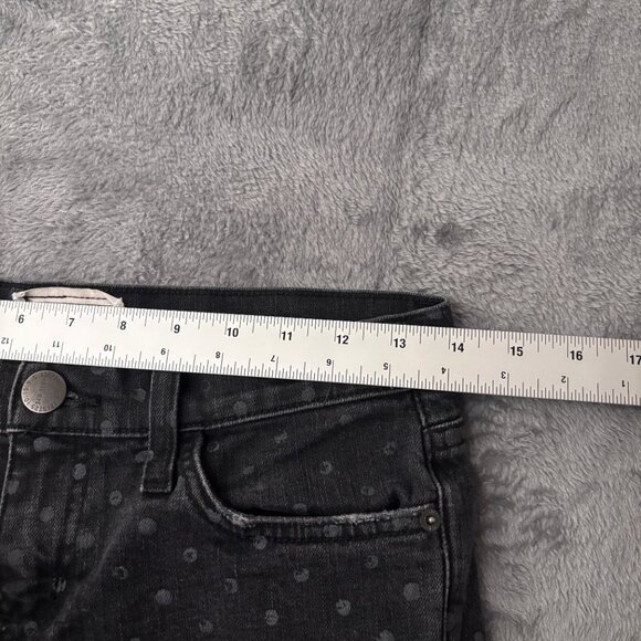 Current/Elliott Jeans Women’s 25 The Stiletto Skinny Black Polka Dot Stretch - Picture 9 of 15